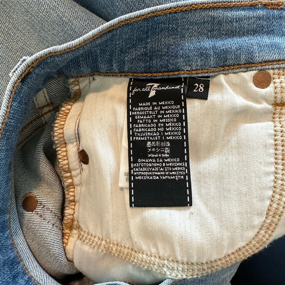7 For All Mankind | Vintage Mercer High-Rise Slim Ki Jeans - Picture 6 of 8